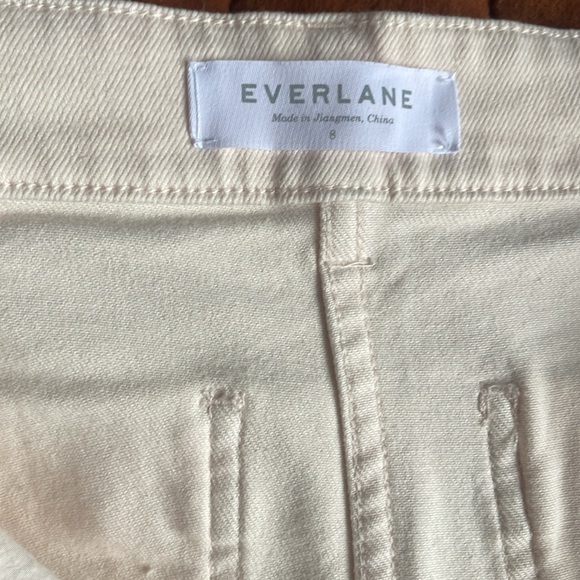 Everlane The Wide Leg Crop- Very Light Pink - Picture 3 of 10